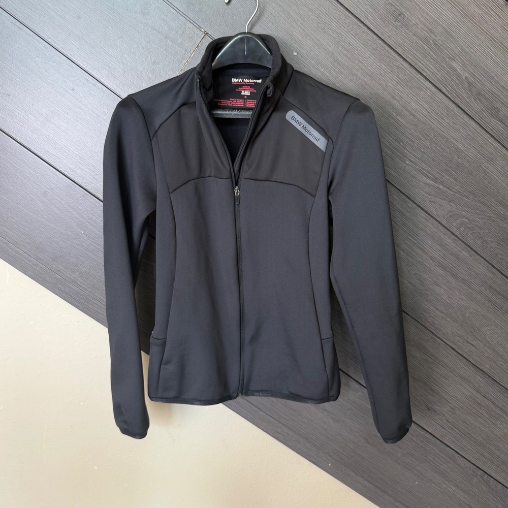 BMW Motorrad Women's Soft Shell Full Zip Jacket Black Small NWOT Motorcycle
